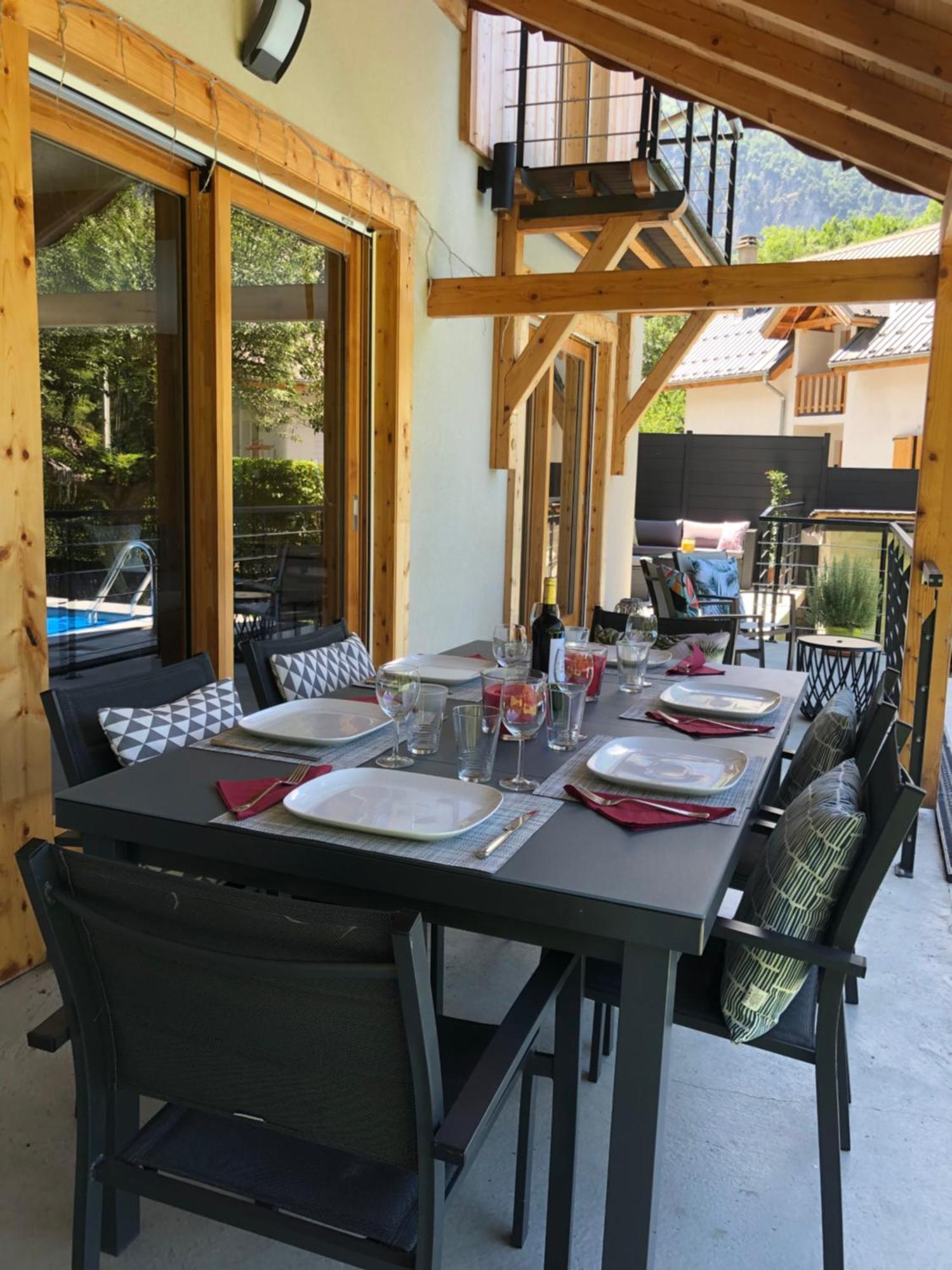 Chalet Barbara With Swimming Pool In The Heart Of Oisans Ле-Бур-д'Уазан Екстер'єр фото
