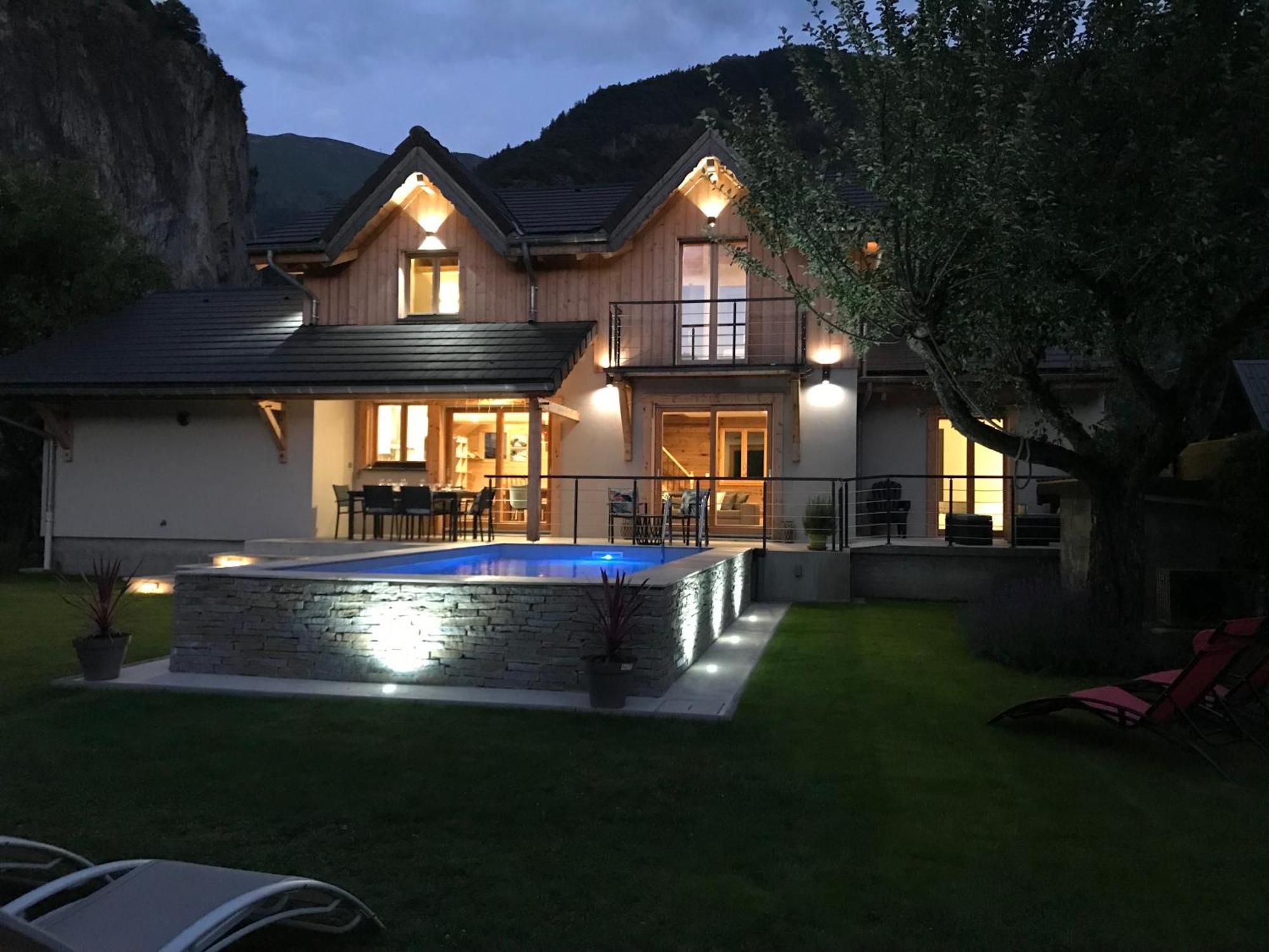 Chalet Barbara With Swimming Pool In The Heart Of Oisans Ле-Бур-д'Уазан Екстер'єр фото